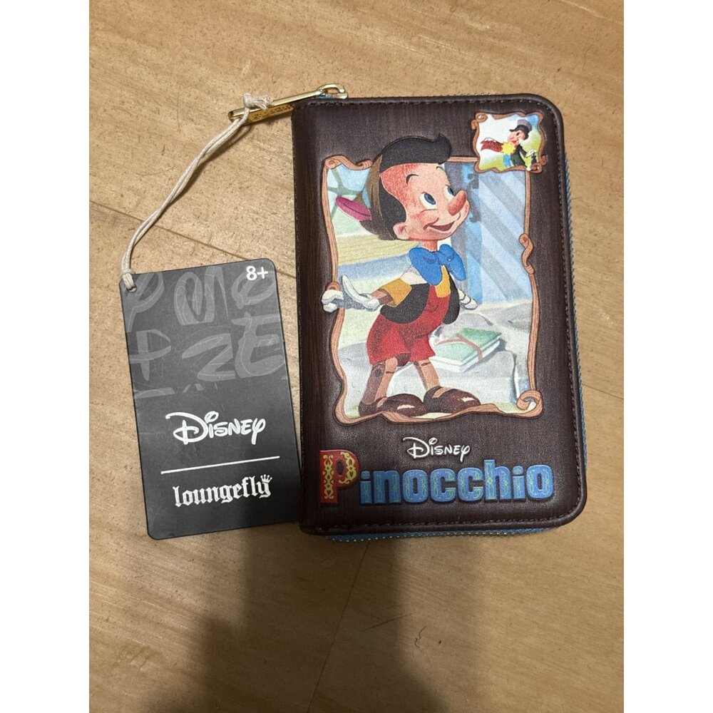 Loungfly Disney Pinocchio Book Zip Around Wallet
